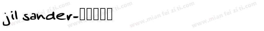 jil sander字体转换